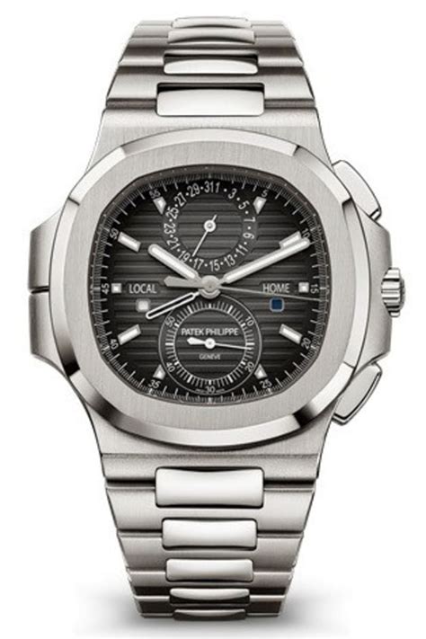 patek philippe nautilus travel time chronograph 5990/1a-001|patek 5990 review.